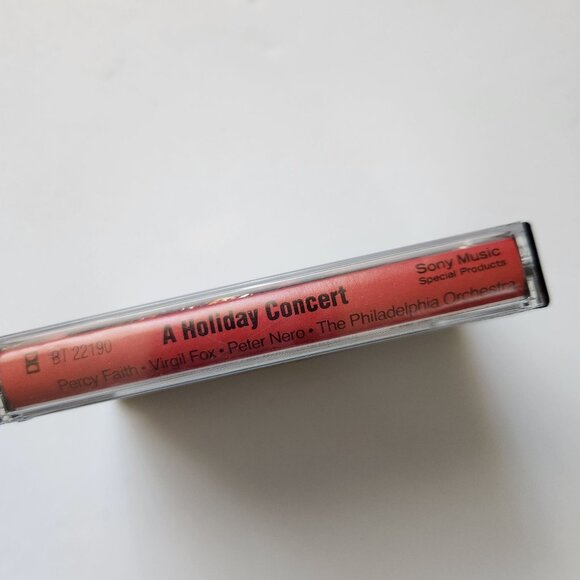 A Holiday Concert Cassette Tape Percy Faith & The Philadelphia Orchestra Sony Mu - Picture 3 of 5